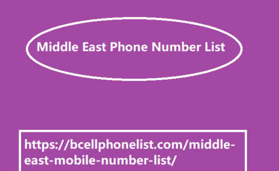 Middle East Phone Number List