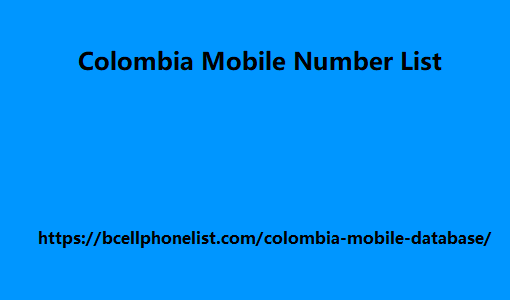 Colombia Mobile Number List
