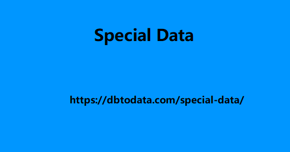 Special Data